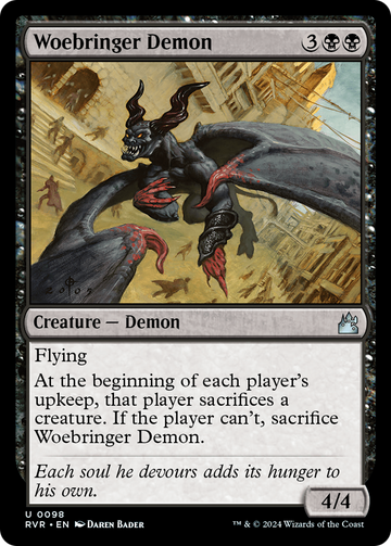 Demonio Woebringer [Ravnica Remastered] 