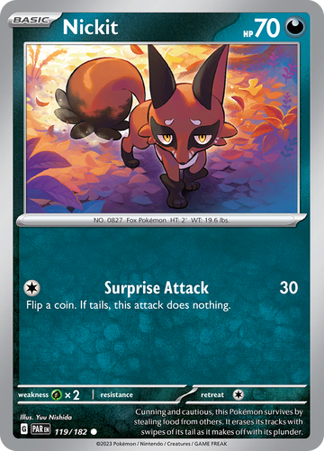 Nickit (119/182) [Scarlet &amp; Violet: La grieta de la paradoja] 