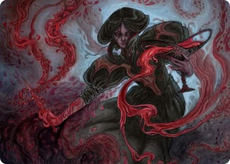 Tarjeta de arte Cambio de fortuna [Serie de arte Innistrad: Crimson Vow] 