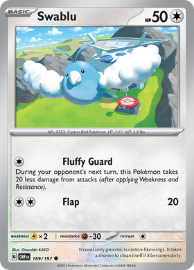 Swablu (169/197) [Escarlata y Violeta: Llamas de obsidiana] 