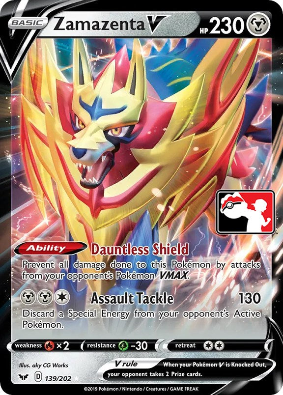 Zamazenta V (139/202) [Serie de paquetes de premios uno] 