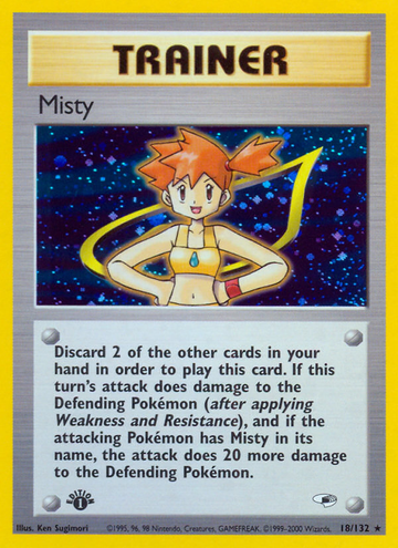 Misty (18/132) [Héroes del gimnasio 1.ª edición] 