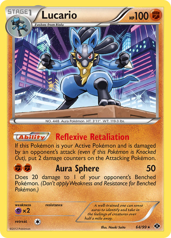 Lucario (64/99) [Blanco y Negro: Próximos destinos] 