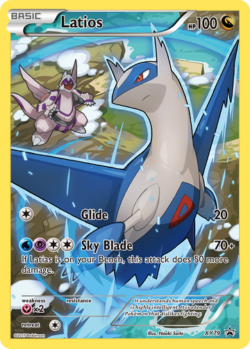 Latios (XY79) (Promoción de arte completo) [Promociones de XY: Black Star] 