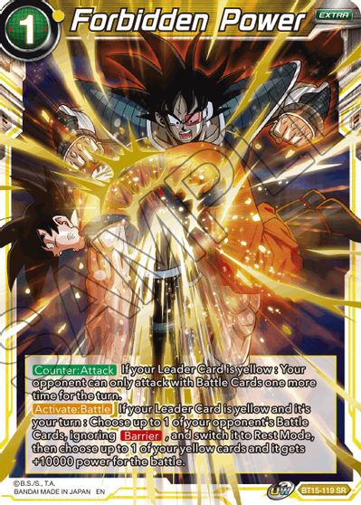 Poder Prohibido (BT15-119) [Duelo Saiyajin] 