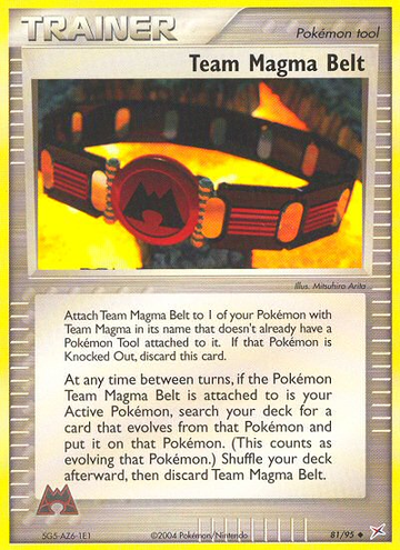 Team Magma Belt (81/95) [EX: Team Magma vs Team Aqua]
