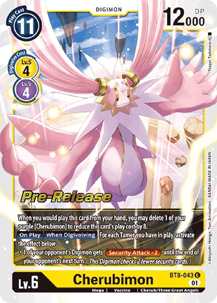 Cherubimon [BT8-043] [Nuevas cartas de prelanzamiento de Awakening] 