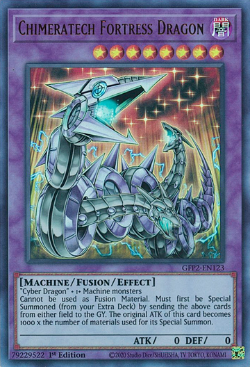 Dragón de la fortaleza Chimeratech [GFP2-EN123] Ultra raro 