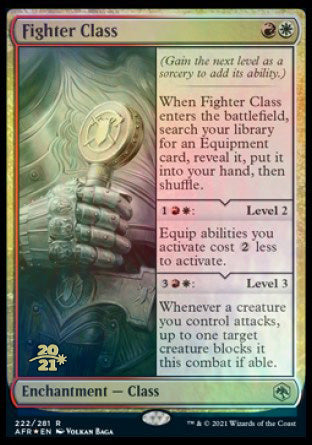 Clase luchador [Promociones de prelanzamiento de Dungeons &amp; Dragons: Adventures in the Forgotten Realms] 