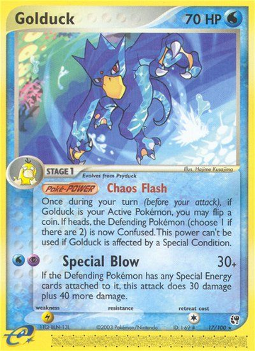 Golduck (17/100) [EX: Tormenta de arena] 