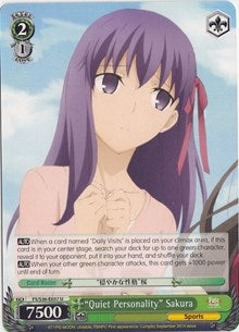 Sakura "Personalidad tranquila" (FS/S36-E037 U) [Fate/Stay Night [Unlimited Blade Works] Vol. II] 