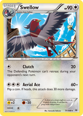 Swellow (71/108) [XY: Cielos rugientes] 