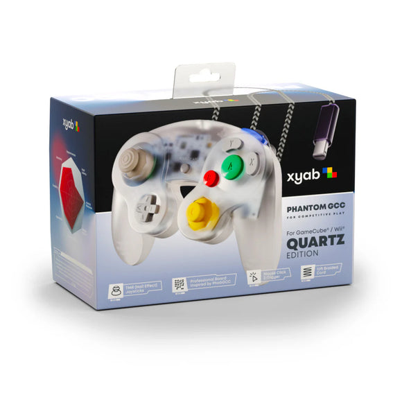 Gamecube Controller PHANTOM GCC: Quartz Edition - XYAB