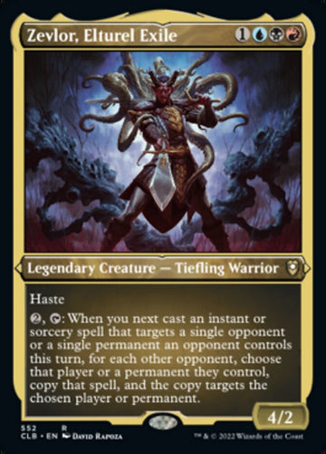 Zevlor, exiliado de Elturel (lámina grabada) [Commander Legends: Battle for Baldur's Gate] 