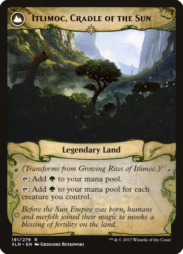 Growing Rites of Itlimoc // Itlimoc, Cradle of the Sun [Ixalan] - 0
