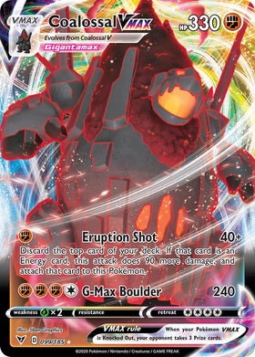 Coalossal VMAX (099/185) [Espada y escudo: voltaje vívido] 