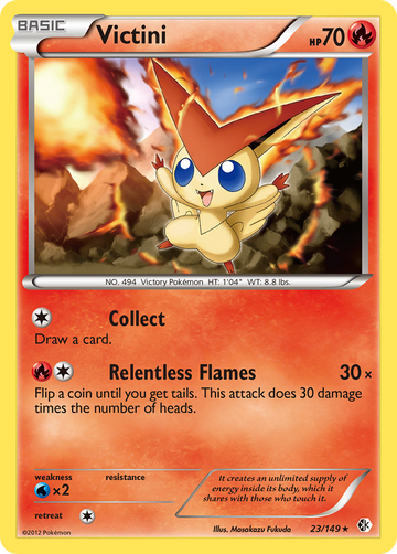 Victini (23/149) [Blanco y negro: fronteras cruzadas] 