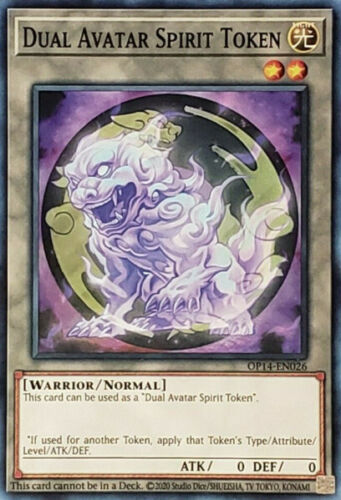 Ficha espiritual de avatar dual [OP14-EN026] Súper rara 