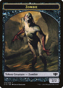 Demon (013/036) // Zombie (016/036) Double-Sided Token [Commander 2014 Tokens]-2