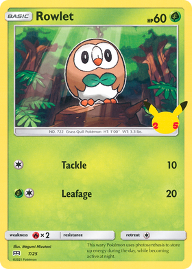 Rowlet (25/7) [25.º aniversario de McDonald's] 