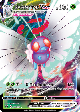 Butterfree VMAX (002/189) [Espada y escudo: oscuridad en llamas] 