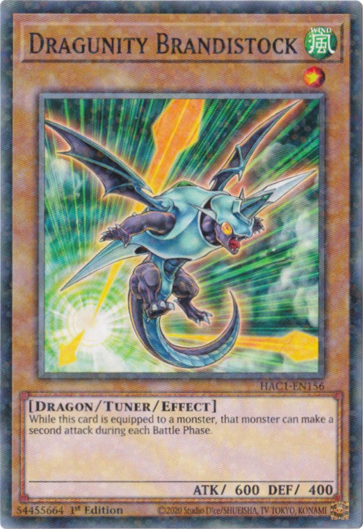 Dragunity Brandistock (Terminal de duelo) [HAC1-EN156] Común 