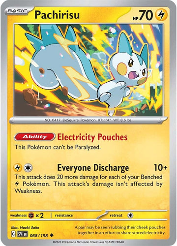 Pachirisu (068/198) [Escarlata y violeta: conjunto básico] 