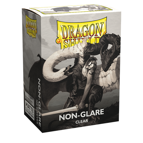 Dragon Shield: Standard 100ct Sleeves - Clear (Non-Glare Matte)
