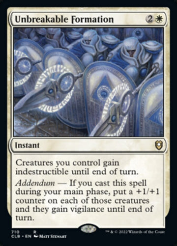 Formación inquebrantable [Commander Legends: Battle for Baldur's Gate] 