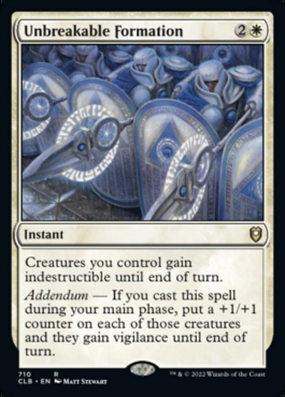 Formación inquebrantable [Commander Legends: Battle for Baldur's Gate] 