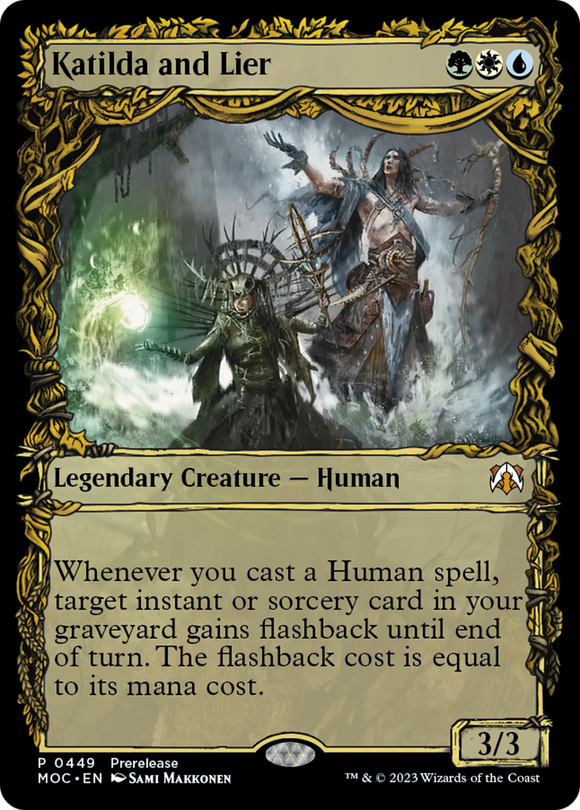 Katilda y Lier (Showcase Planar Booster Fun) [Promociones de prelanzamiento de March of the Machine Commander] 