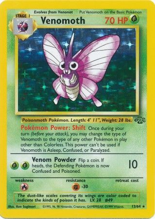 Venomoth (13/64) [Jungla ilimitada] 