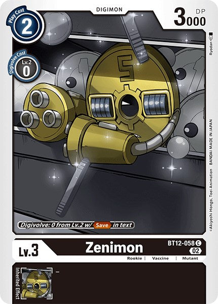 Zenimon [BT12-058] [A través del tiempo] 