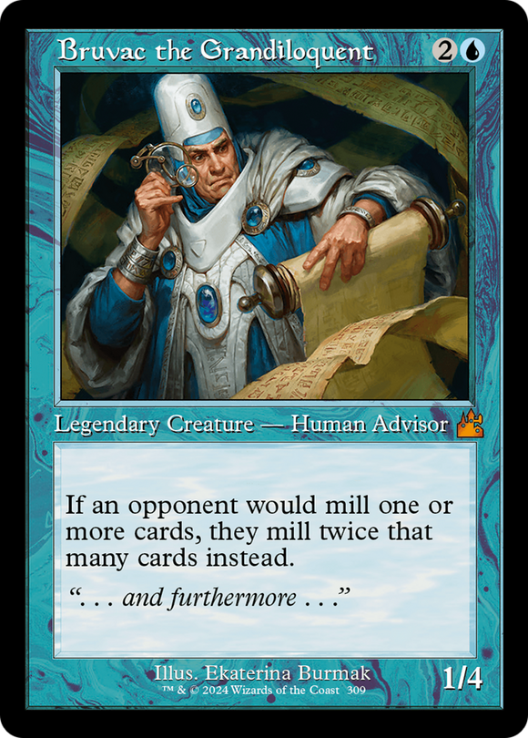 Bruvac el Grandilocuente (Retro Frame) [Ravnica Remastered] 