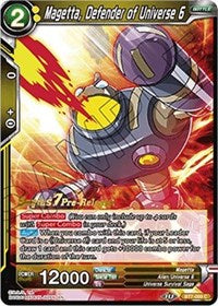 Magetta, defensora del Universo 6 (BT7-089_PR) [Promociones previas al lanzamiento de El Asalto de los Saiyajin] 