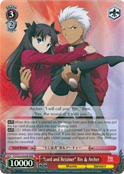 Rin y Archer, "Señor y sirviente" (FS/S36-E050R RRR) [Fate/Stay Night [Unlimited Blade Works] Vol. II] 