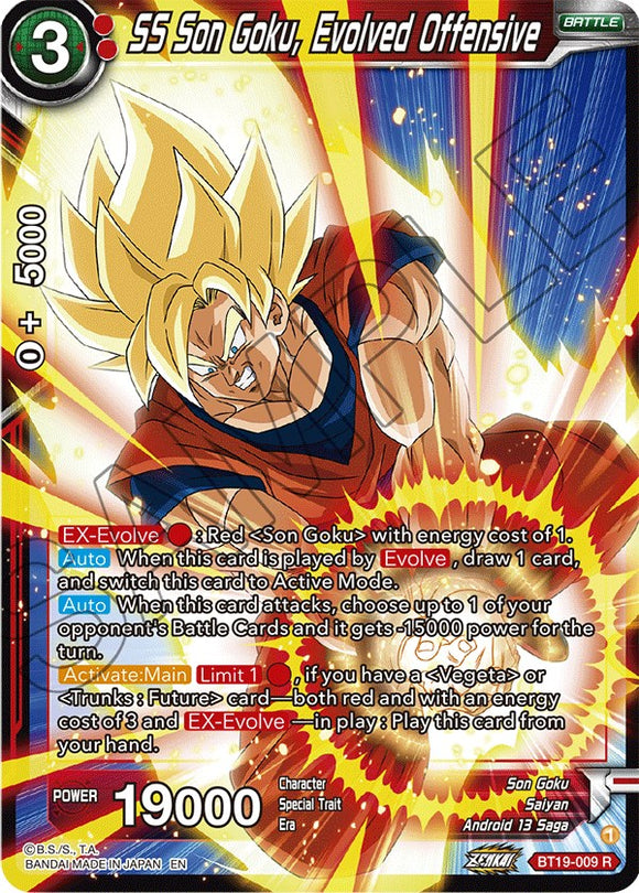 SS Son Goku, Evolved Offensive (BT19-009) [Ambición del luchador] 