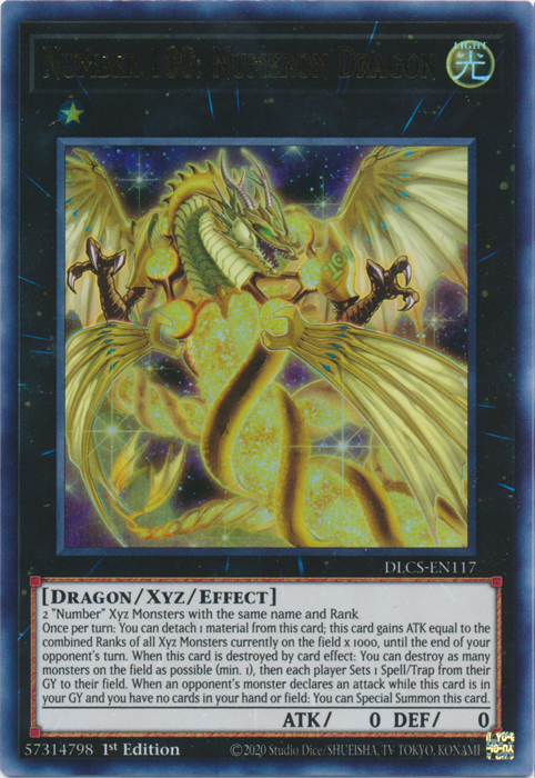 Número 100: Dragón Numeron [DLCS-EN117] Ultra raro 