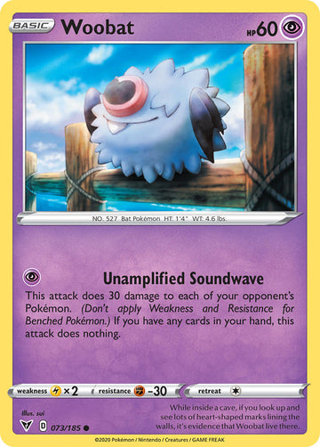Woobat (073/185) [Espada y escudo: voltaje vívido] 