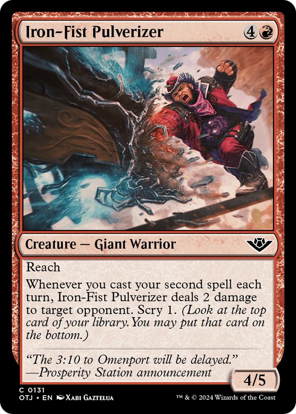 Pulverizador de puño de hierro [Forajidos de Thunder Junction] 