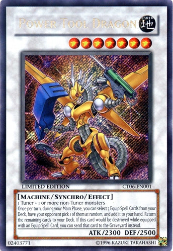 Dragón herramienta eléctrica [CT06-EN001] Secreto raro 