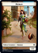 Human // Beast Double-Sided Token [Challenger Decks 2021 Tokens]-1