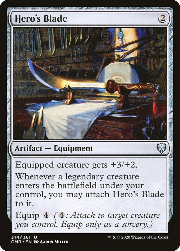 Espada del héroe (314) [Commander Legends] 