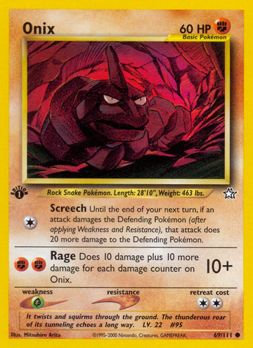 Onix (69/111) [Neo Genesis 1.ª edición] 