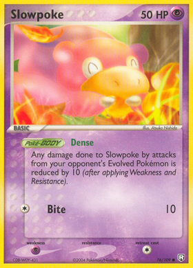 Slowpoke (76/109) [EX: El Equipo Rocket regresa] 