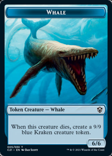 Beast (010) // Whale Double-Sided Token [Commander 2021 Tokens] - 0