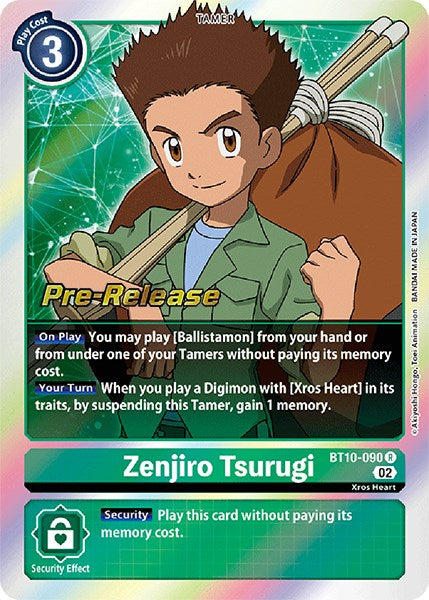 Zenjiro Tsurugi [BT10-090] [Tarjetas de prelanzamiento de Xros Encounter] 