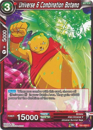 Combinación del Universo 6 Botamo (TB1-020) [El Torneo del Poder] 