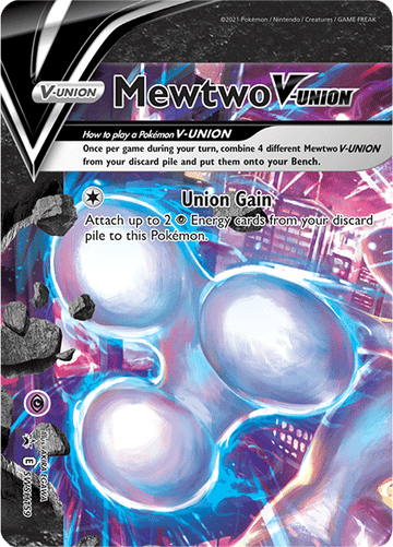 Mewtwo V-Union (SWSH159) [Promociones de Sword &amp; Shield: Black Star] 