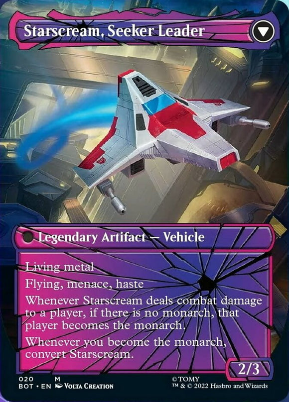 Starscream, Hambriento de poder // Starscream, Líder buscador (Shattered Glass) [Transformers] 